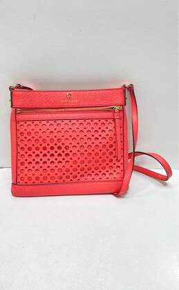 Kate Spade Leather Perri Lane Reidy Crossbody Bag Pink