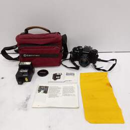Chinon 35mm Camera & Accessories in Bag