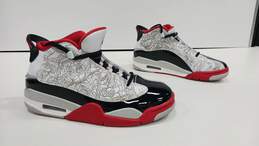Men's White, Black & Red Air Jordan's Size 7