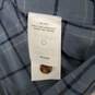NWT Pendleton MN's Ultra Luxe Merino Blue Gray Plaid Long Sleeve Shirt Size M image number 3