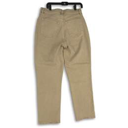 Abercrombie & Fitch Mens Beige Denim High Rise Straight Leg Jeans Size 31/12 alternative image