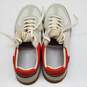 Rothy's Sneakers White Red Gray Trim Knit Comfort Shoes Unknown Size image number 5