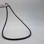 14k Gold White Gold Rubber Necklace 6.1g image number 3