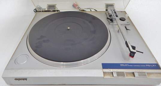 VNTG Sony Model PS-LX1 Direct Drive Turntable w/ Cables image number 2