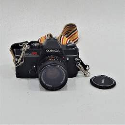 Konica AutoReflex TC 35mm SLR Film Camera 50mm f1.7 Hexanon AR Lens