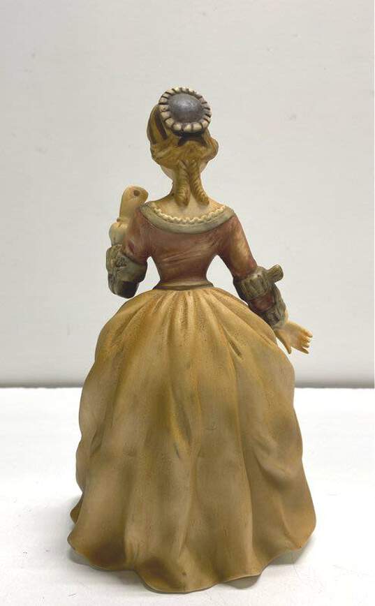 Lefton Bisque Statutes Hand Painted Lot of 2 Vintage Ceramic Art Figurines image number 3