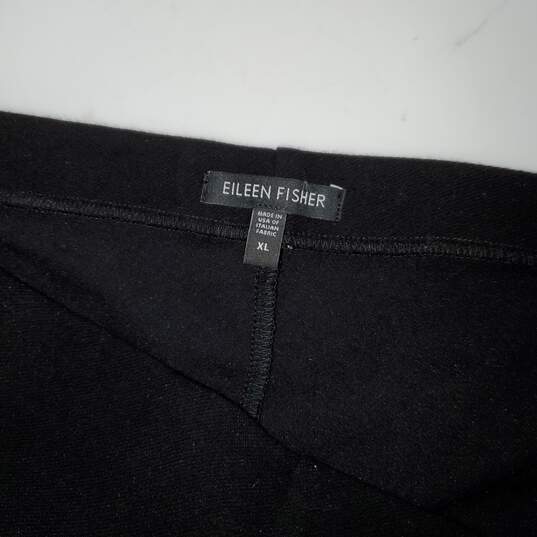 Eileen Fisher Black Stretch Pants Women's Size XL image number 3