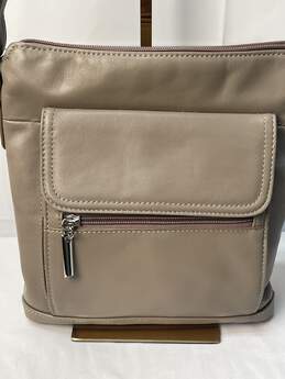 Giani Bernini Leather Taupe Crossbody Bag alternative image