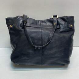 Tory Burch Amanda Black Leather Tote Bag alternative image
