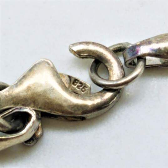 Sterling Silver Pendant Necklace 18.6g DAMAGED image number 9