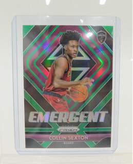 2018-19 Collin Sexton Prizm Rookie Emergent Green Prizm Cavaliers