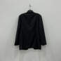 Mens Black Long Sleeve Noch Collared Three Button Blazer With Pants Size 42 image number 2