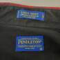 VTG Pendleton MN's Virgin Wool Red Plaid Long Sleeve Shirt Size XL image number 3