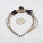 Liquid Sterling Silver Black Onyx Beaded Bracelet - 6.7g image number 3