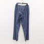 Women's Size 14W Blue Pinstripe Wool-blend Pants image number 2