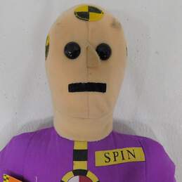 1992 Tyco Spin Crash Test Dummy Crack Ups Plush Doll W/ Tag alternative image