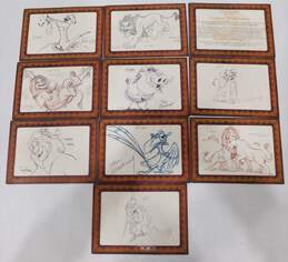 Disney Lion King Special Edition Reproduction Character Portrait Drawings. COA