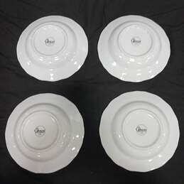 Set of 4 Gibson Housewares Victorian Rose Pattern Soup Bowls alternative image