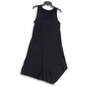NWT Womens Black Sleeveless V-Neck Asymmetric Hem Tank Dress Size XS image number 2