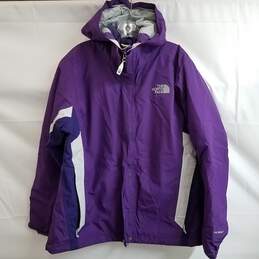The North Face Women's Double Lined Hyvent Purple/White Winter Coat Size XL