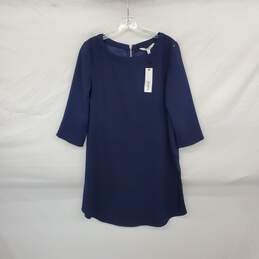 BB Dakota Navy Blue Midi Sheath Dress WM Size S NWT