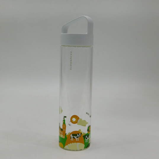 Starbucks You Are Here Collection 18.5 oz  Glass Water Bottle image number 2