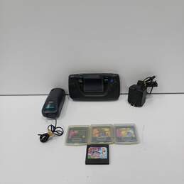 Vintage Sega Game Gear Console with Games, Battery Pack & Accessories in Bag