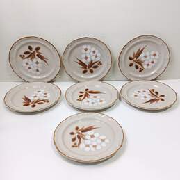 7PC Castlewood The Classic Hand Painted Floral Pattern Dinner Plates alternative image