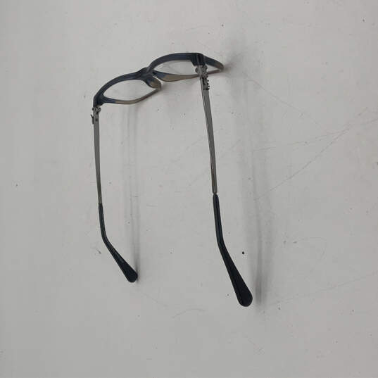 Womens HC6110 Black Denim Taupe Glitter Gradient Rectangular Eyeglasses image number 3