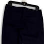 Womens Navy Blue Flat Front Slash Pocket Skinny Leg Ankle Pants Size 29 image number 4