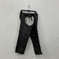 Mens Black Leather Adjustable Waist Belt Straight Leg Chaps Pants Size S image number 1