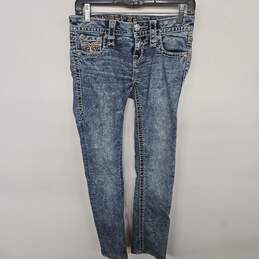 Rock Revival Straight Fit Blue Jeans