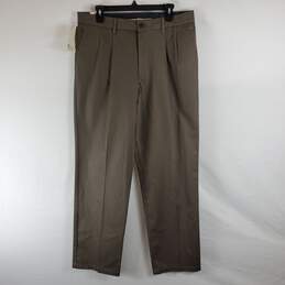 Dockers Men Brown Pants Sz 34 NWT