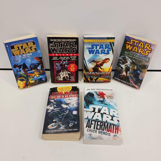 Bundle of 6 Assorted Star Wars Novels image number 1