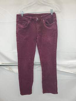 Wm Patagonia Purple Corduroy Pants Sz 26 Reg