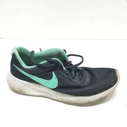 Nike Tanjun GS 859617-001 Grey, Green Shoes Size 5Y