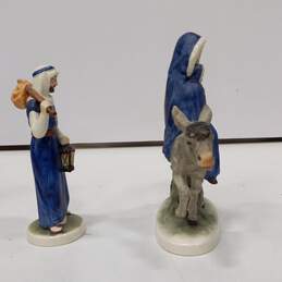 Goebel Mary, Joseph, Jesus & Mule Figurine Set alternative image