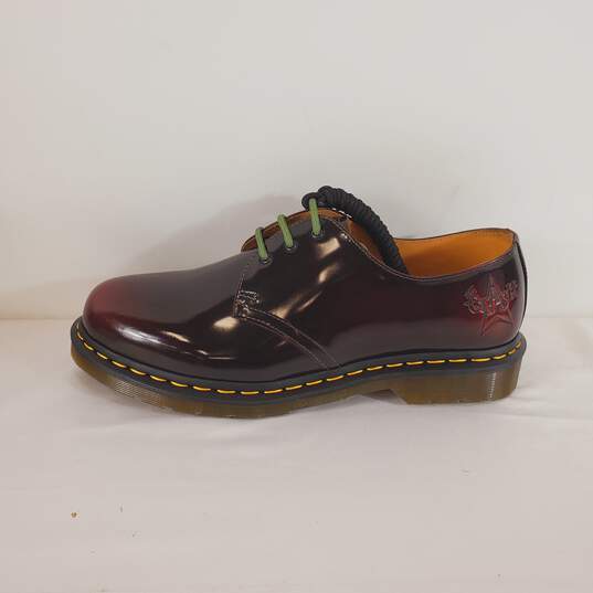 Dr. Martens 1460 The Clash MIE Smooth Army Green+Black Boots 2800342 Size 6UK, US7M/8W image number 2