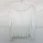 AUTHENTICATED Christian Dior Lingerie White Ruffle Blouse Size S image number 2