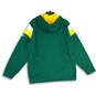 Mens Green Yellow NFL Green Bay Packers Long Sleeve Full-Zip Hoodie Size M image number 2