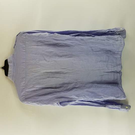 Armani Collezioni Men Purple Long Sleeve Shirt M image number 2