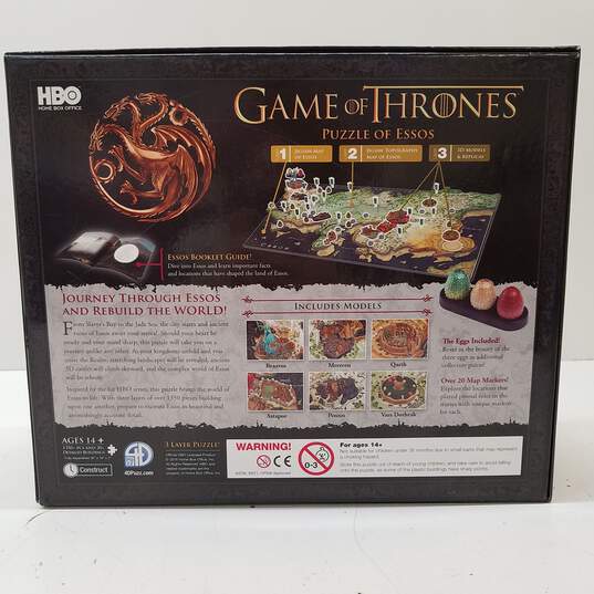 Game of Thrones Essos 3D Jigsaw Puzzle 1350+ PCS & 30+ Detailed Buildings IOB image number 8