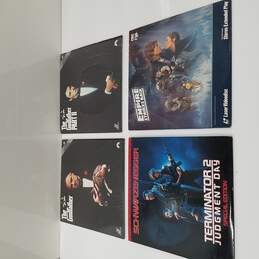 Set Of 3 VTG. 1980s Laser Disc Movies Star Wars The Godfather T2 P/R+