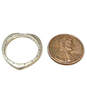 Designer Pandora S925 ALE 54 Sterling Silver Heart Shape Band Ring image number 3