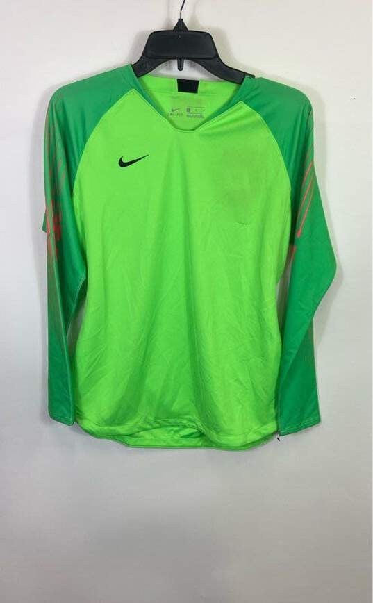Nike Dri-Fit Green Long Sleeve - Size Medium image number 1