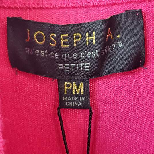 Joseph A. Brilliant Rose Pink Sweater Size Petite Medium image number 3