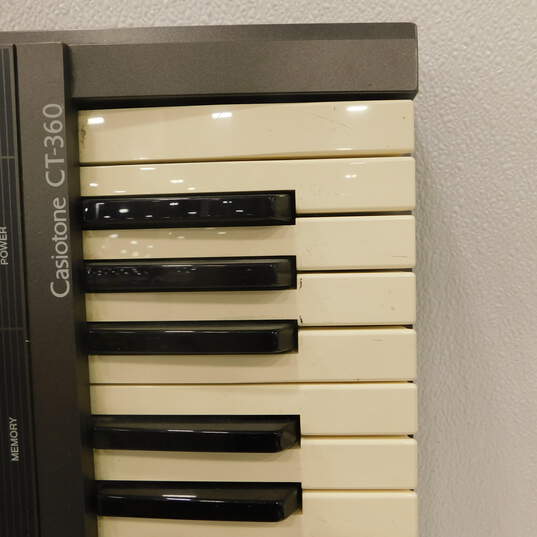 VNTG Casio Brand Casiotone CT-360 Model Electronic Keyboard w/ Power Adapter image number 5