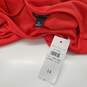 Ann Taylor Women's Red Stretch Blouson Dress Size 14 NWT image number 4