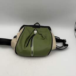 Aimee Kestenberg Womens Multicolor Leather Adjustable Shoulder Strap Backpack