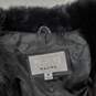 Wilsons Leather Maxima Black Long Sleeve Fur Coat Jacket Size M image number 3